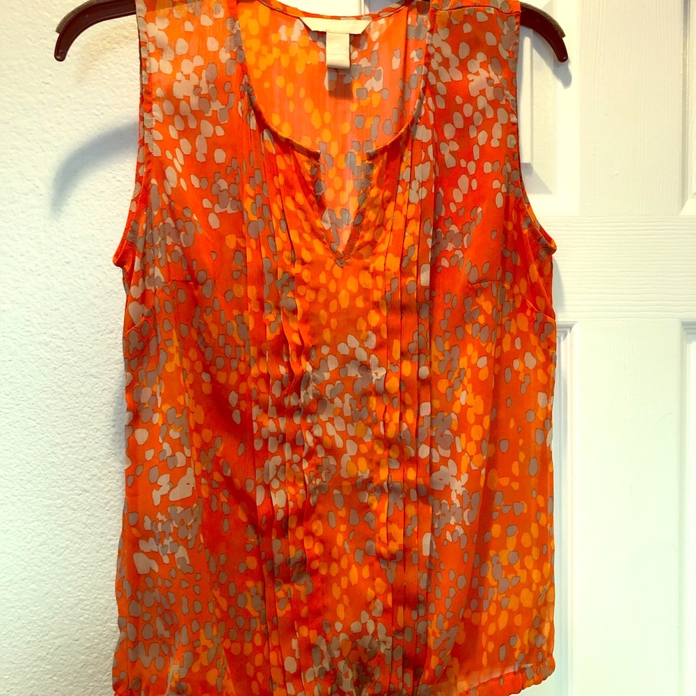 Banana Republic sleeveless blouse